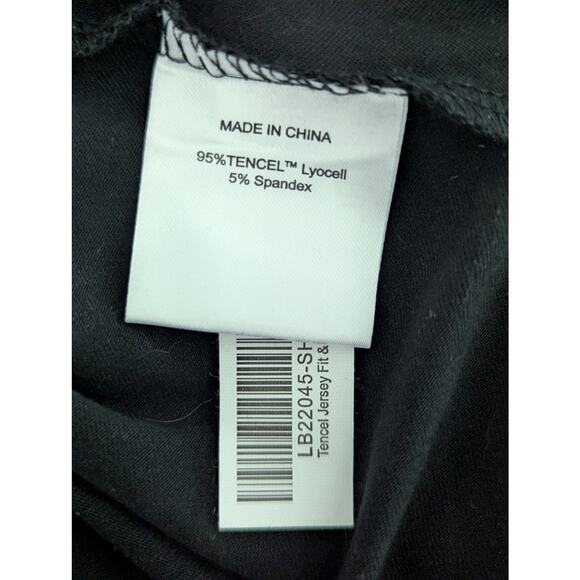 Quince Womens Black Tencel Jersey Sleeveless Fit & Flare Midi Dress NWT Size S - Picture 7 of 9